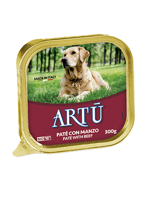 artu cane umido pate con ternera