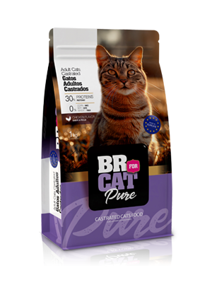 br for cat pure adult cats castrated chicken flavor