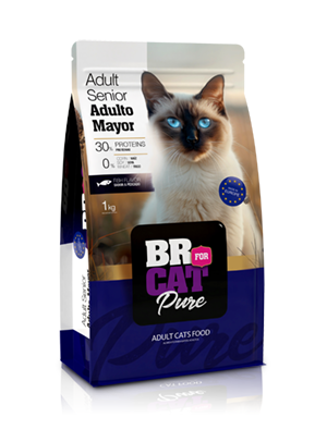 br for cat pure adult senior