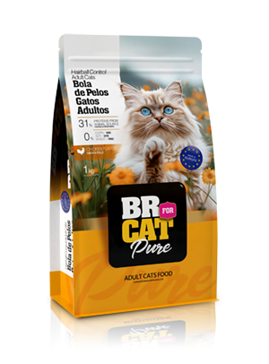 br for cat pure hairball control adult cats