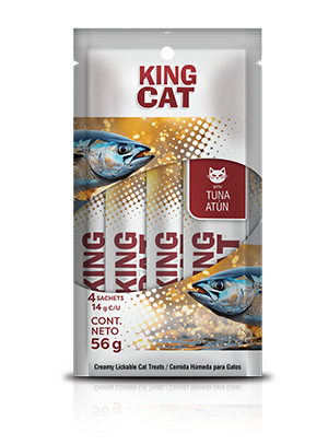 king- cat pack x 4 sachets tuna