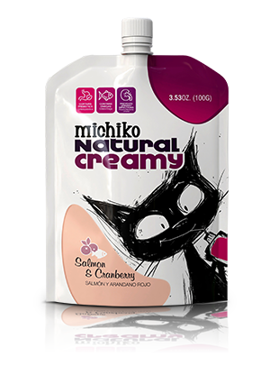 michiko- natural creamy salmon & cramberry