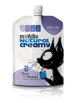 michiko– natural creamy salmon & blueberry