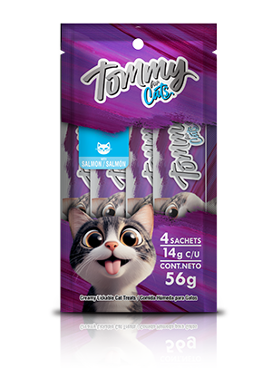 tommy for cats pack x 4 sachets salmon